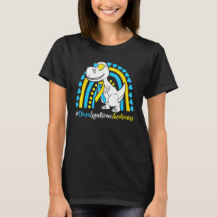 Camiseta Cromossomo Extra T Rex Dinossaur Garoto Abaixo