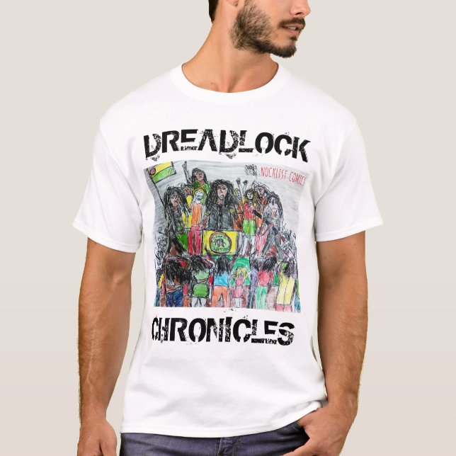CAMISETA CRÔNICAS DO DREADLOCK (Frente)