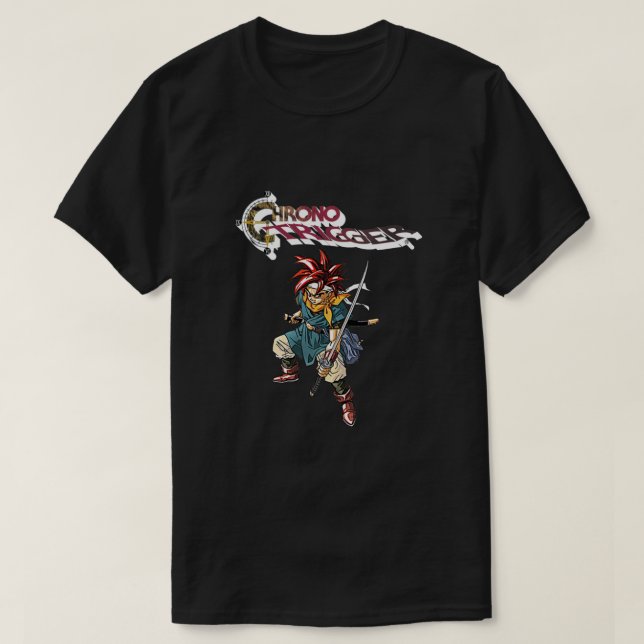 Camiseta Crono from Chrono Trigger (Frente do Design)