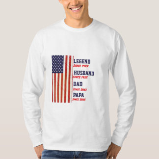 Camiseta Cronologia da Lenda Americana