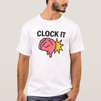 Camiseta Cronometre isso Meme de podridão cerebral