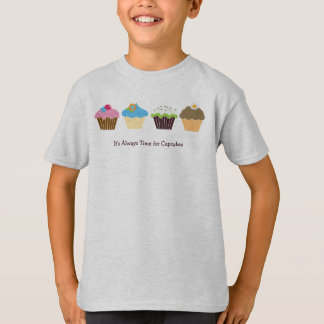Camiseta Cronometre para o t-shirt dos cupcakes