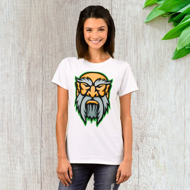 Camiseta Cronos Grego - Cinza de Deus Barba T-Shirt (Criador carregado)