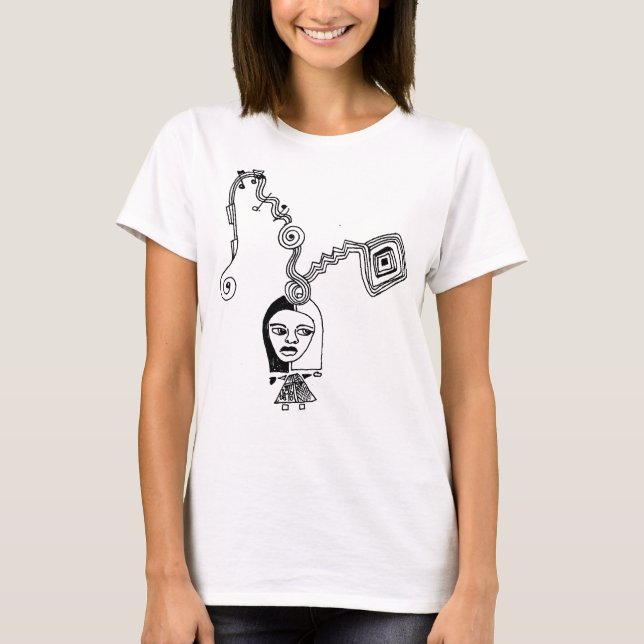 Camiseta Cropped Boxy Doodle Mod Music (Frente)