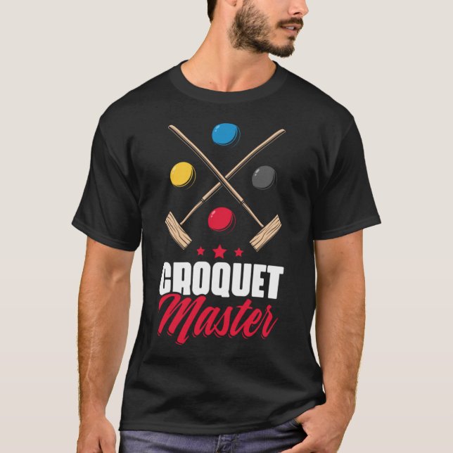 Camiseta Croquet Croquet Player Croquet Croquet Croquet (Frente)