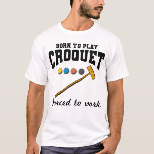 Camiseta Croquet Croqueters Indoor Jogadores Externos Engra