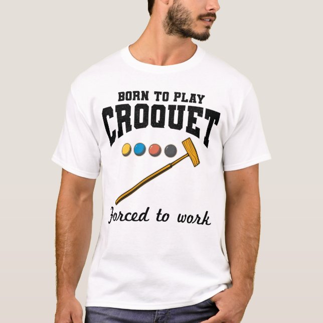 Camiseta Croquet Croqueters Indoor Jogadores Externos Engra (Frente)