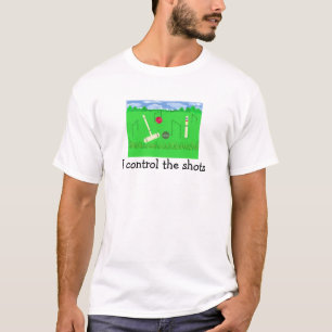Camiseta Croquet eu controlo os tiros