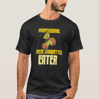 Camiseta Croquetes de queijo Croquetes Fast Food Receita de