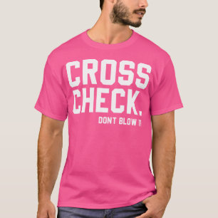 Camiseta Cross Check. Não Exploda - Atendedor De Voo Engraç