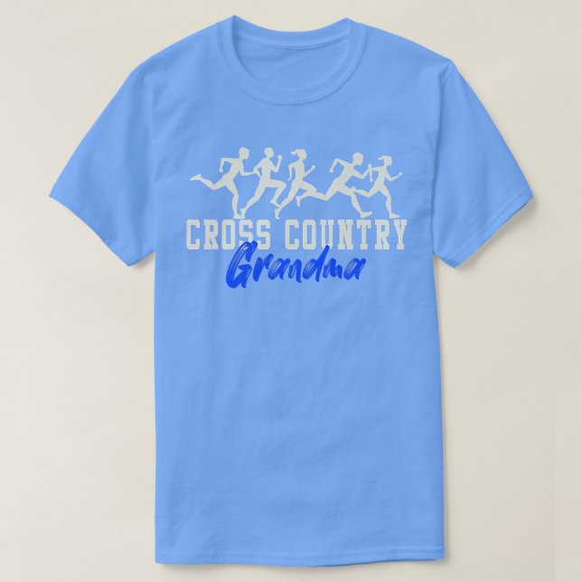 Camiseta Cross Country Grandma with Cross Country Runners G (Frente do Design)
