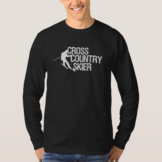 Camiseta Cross Country Skier Legal Winter Sport Tee Snow Me (Frente)