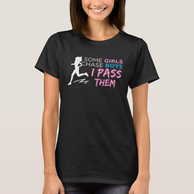 Camiseta Cross Country Track Marathon Runner Girls Love Run (Frente)