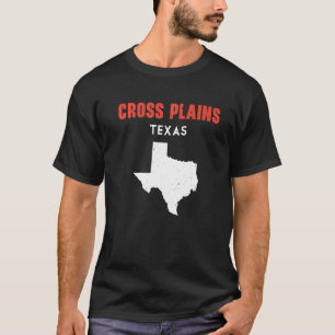 Camiseta Cross Plains Texas EUA State America Viagem Texas