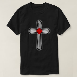 Camiseta Cross Ruby Red Gemstone