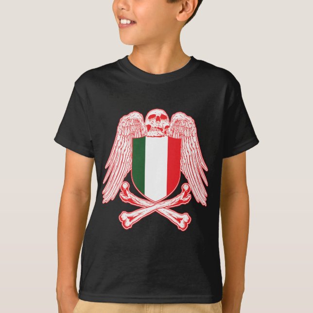 Camiseta Crossbones de Italia (Frente)