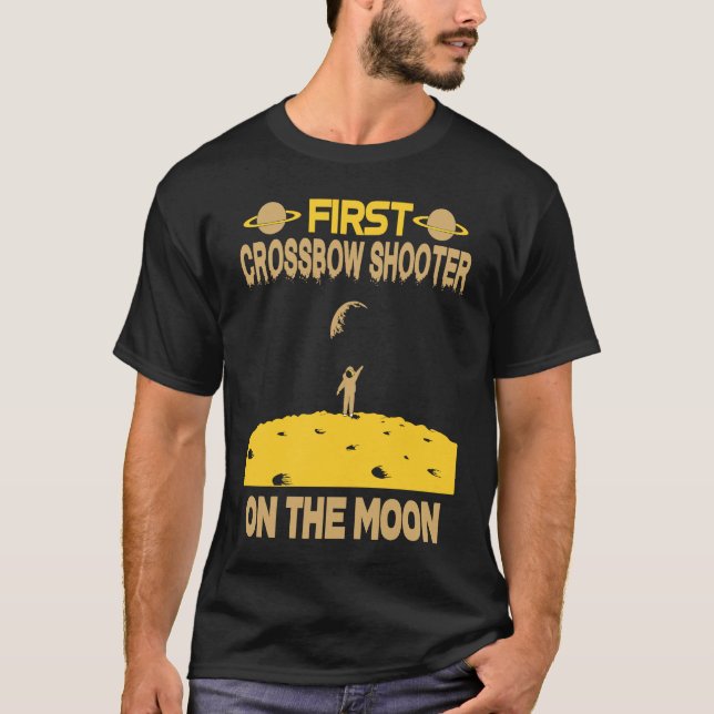 Camiseta Crossbow Shooter On The Moon (Frente)