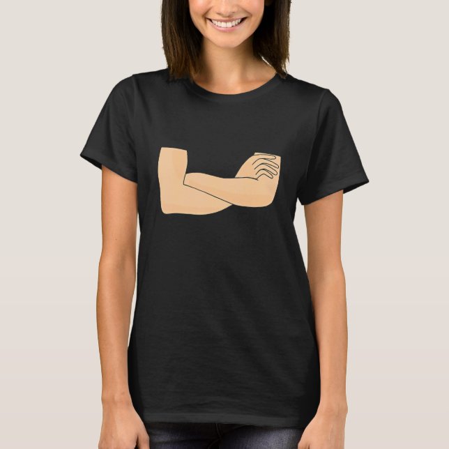 Camiseta Crossed Arms   Self confident Appearance Expressio (Frente)