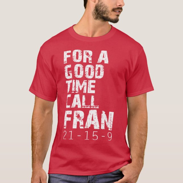 Camiseta CrossFit Chame Fran Grafck retrô (Frente)