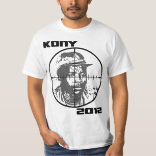 Camiseta Crosshairs 2012 do alvo de Kony Joseph Kony