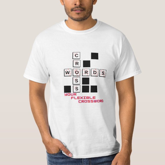Camiseta crossword puzzles (Frente)
