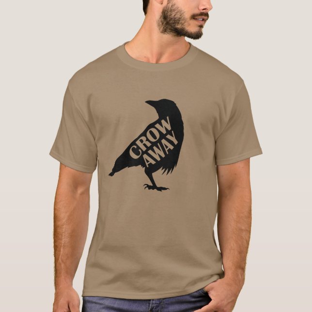 Camiseta Crow Crow Raven Bird Environment e Nature f (Frente)