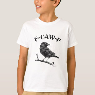 Camiseta Crow F-CAW-F Halloween Minimalista