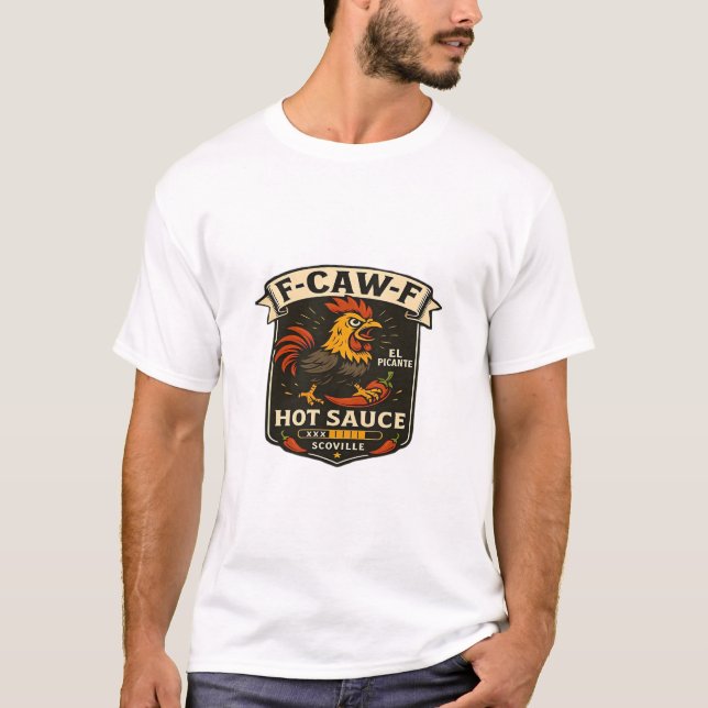 Camiseta Crow Humor Funny Gothic F-Caw-F (Frente)