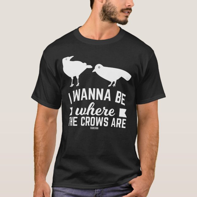 Camiseta Crow Raven Sperling superstição (Frente)
