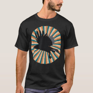 Camiseta Crow Retro Vintage Raven Odin Viking Ventiladores 