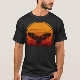 Camiseta Crow Vintage Gothic Raven
