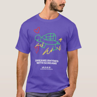 Camiseta Crow vs Servo: DREAMS RHYMES COM GRITARES