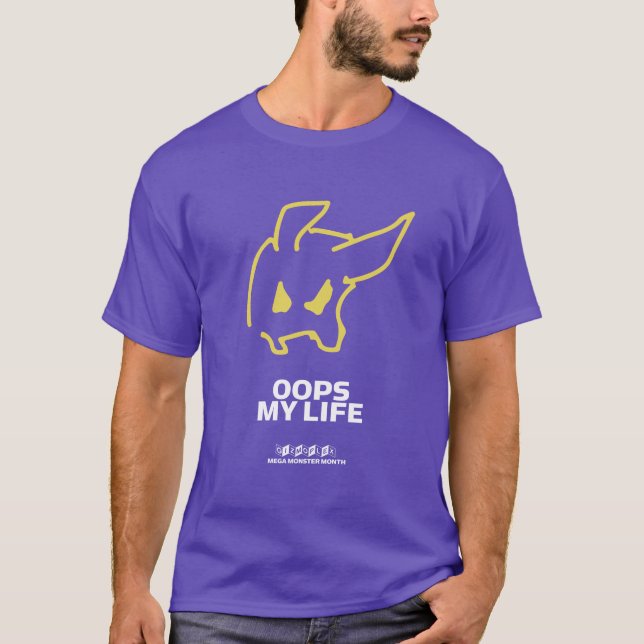 Camiseta Crow vs Servo: OOPS, MINHA VIDA (Frente)