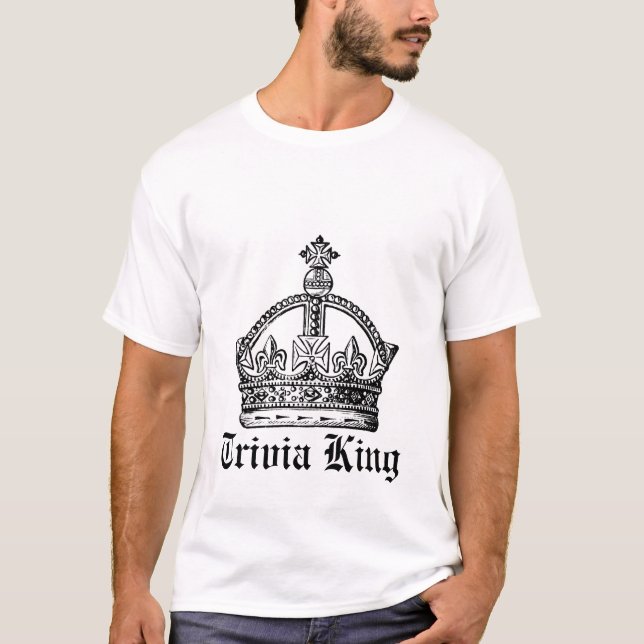 Camiseta crown_1_lg, rei da trivialidade (Frente)