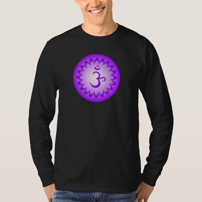 Camiseta Crown Chakra com detalhes - Sahasrara (Frente)