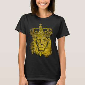 Camiseta Crown Leão Dourado Rei Conservacionista de Vida Se