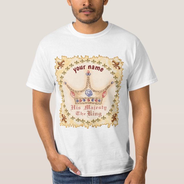 Camiseta Crown Sua Majestade Rei (Frente)