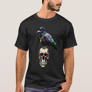 Camiseta Crowned in Chaos Ruled by Night Graphic
