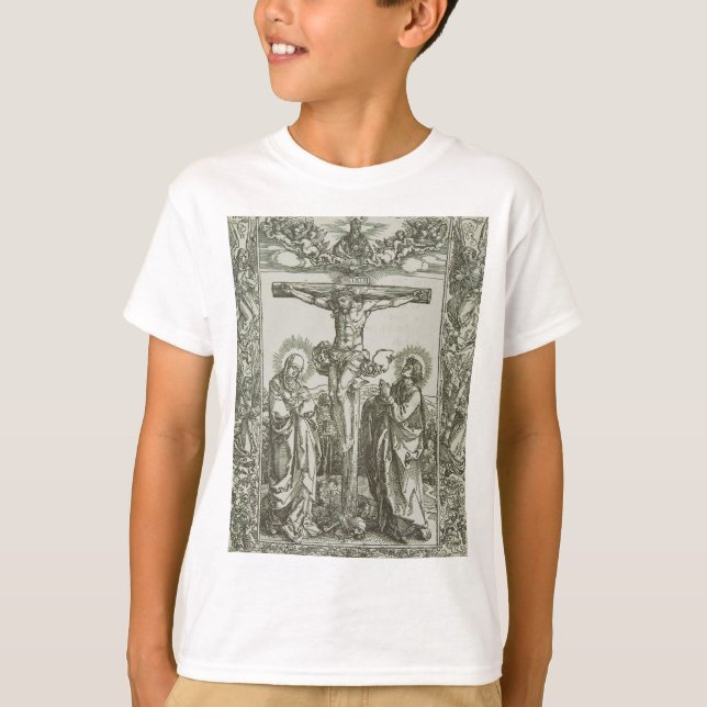 Camiseta Crucificação Medieval de Jesus Cristo (Frente)