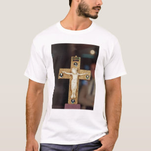 Camiseta Crucifixo do relicário, cristo do marfim na cruz
