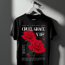 Cruel Grace Rosas Vermelhas Gráfica Gótica