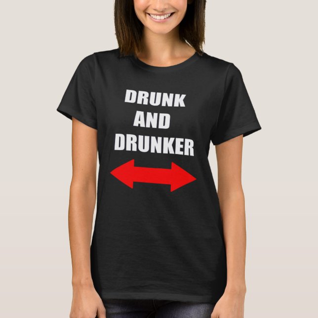 Camiseta Cruise Alcohol Drinking Drunk and Drunker (Frente)