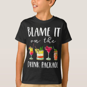 Camiseta Cruise Engraçado Dará A Culpa No Pacote Bebida