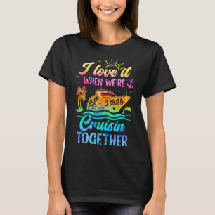Camiseta Cruise Familiar 2025 Adoro quando estamos cruzando
