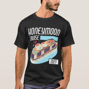 Camiseta Cruise Honeymoon para Casais 2021