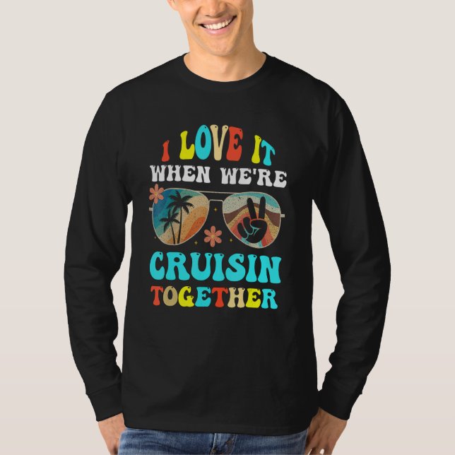 Camiseta Cruise Ship Vacation Friends Buddies Couples Girl  (Frente)