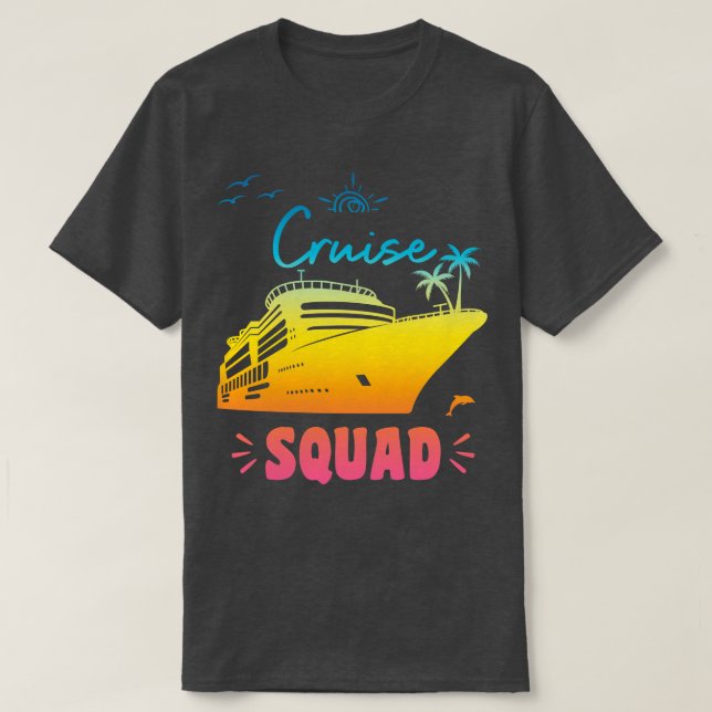 Camiseta Cruise Squad 12 (Frente do Design)