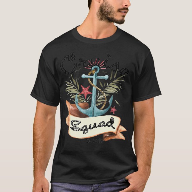 Camiseta Cruise Squad 2019 Tshirt Family Cruise Trip (Frente)