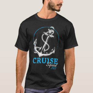 Camiseta Cruise Squad 2022 Férias Férias Navio de Cruzeiro