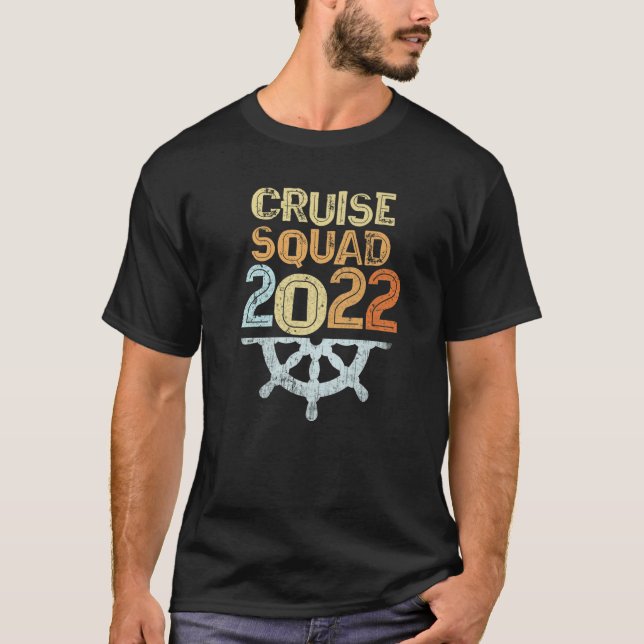 Camiseta CRUISE SQUAD 2022 Férias Marítimas Navio de Quebra (Frente)